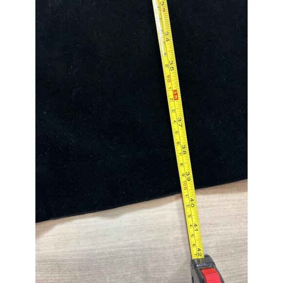 ESCADA Black Velvet Straight Leg Pants Size 44 - Picture 5 of 13